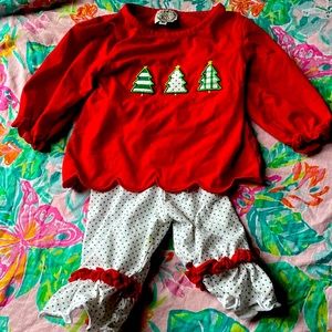 Sweet Southern Smock Christmas Tree Outfit